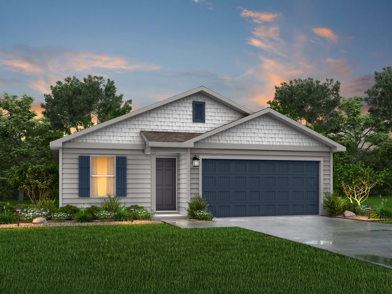 Front exterior of a home in the Courtland Place community, located in Cleburne, TX (Image 8).