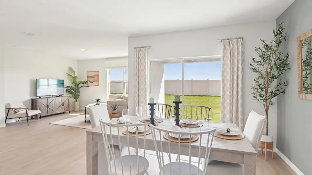 Furnished interior in a model home at Abbott Park in Zephyrhills (Image 9). Furnished interior in a model home at Abbott Park in Zephyrhills (Image 9).