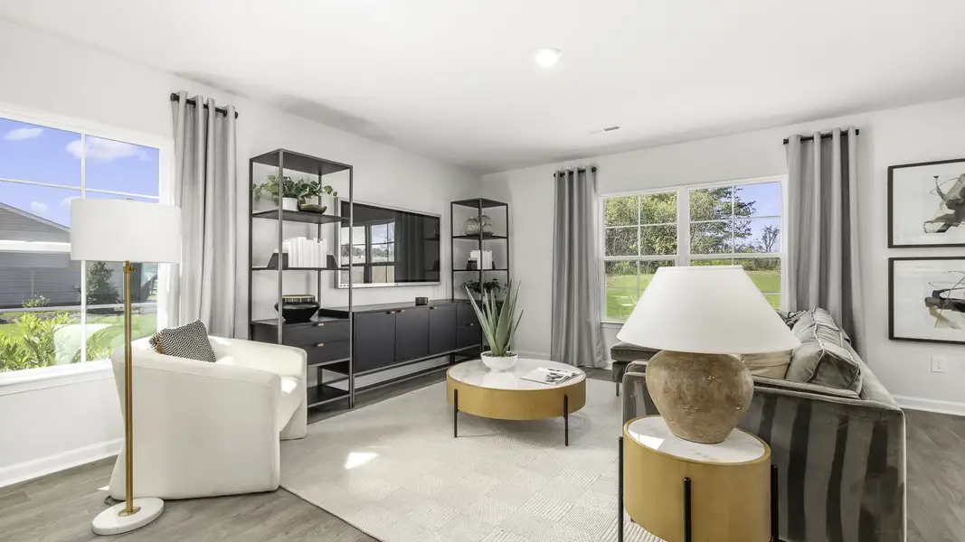 Furnished interior in a model home at Chandler Pointe in Rural Hall (Image 5).