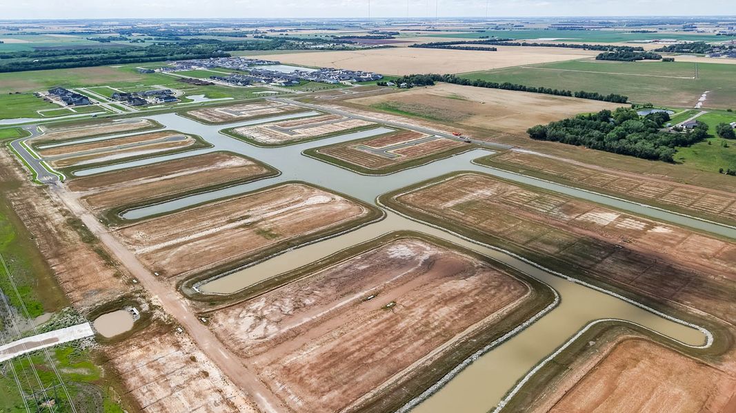 Site preparation and early development at The Courtyards at Waterford Reserve in Maize, KS (Image 20).