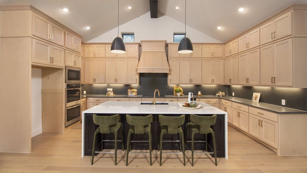 Furnished interior in a model home at Creek of Driftwood Half Acre in Driftwood (Image 11).