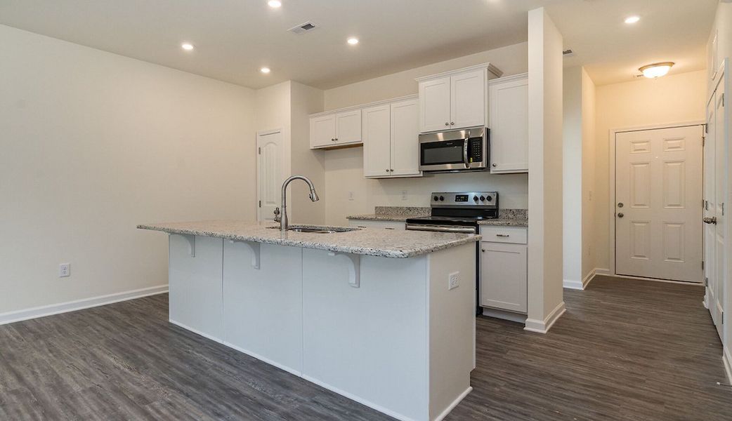 Furnished interior in a model home at The Cottages of Silvertown in Thomaston (Image 45).