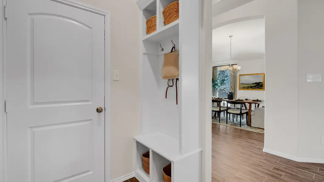 Furnished interior in a model home at Silo Mills - Select Series in Joshua (Image 7).