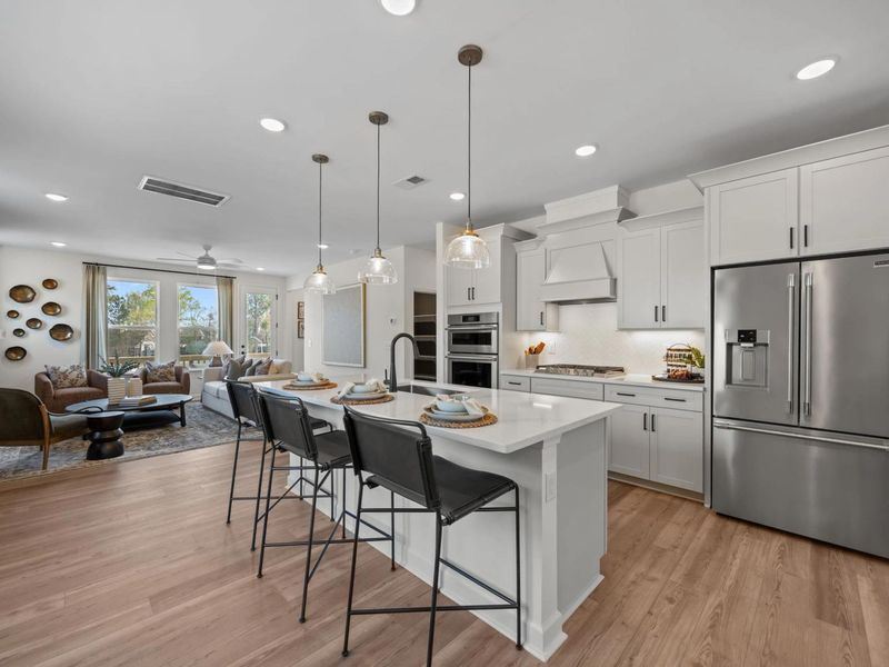 Furnished interior in a model home at Camden Park in Knightdale (Image 21).