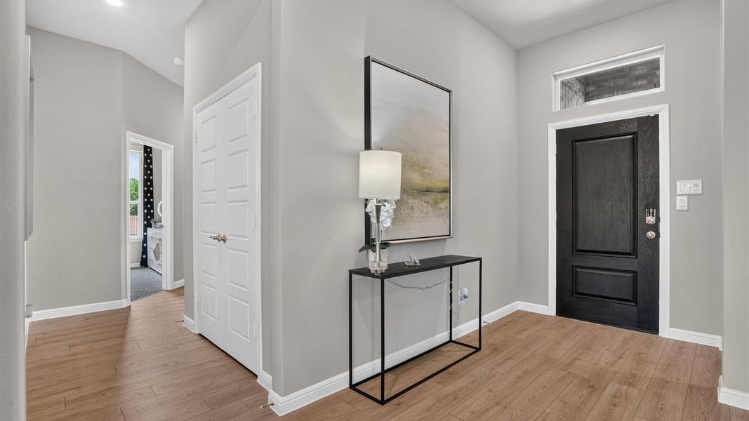 Furnished interior in a model home at Eden Ranch in Arlington (Image 45).