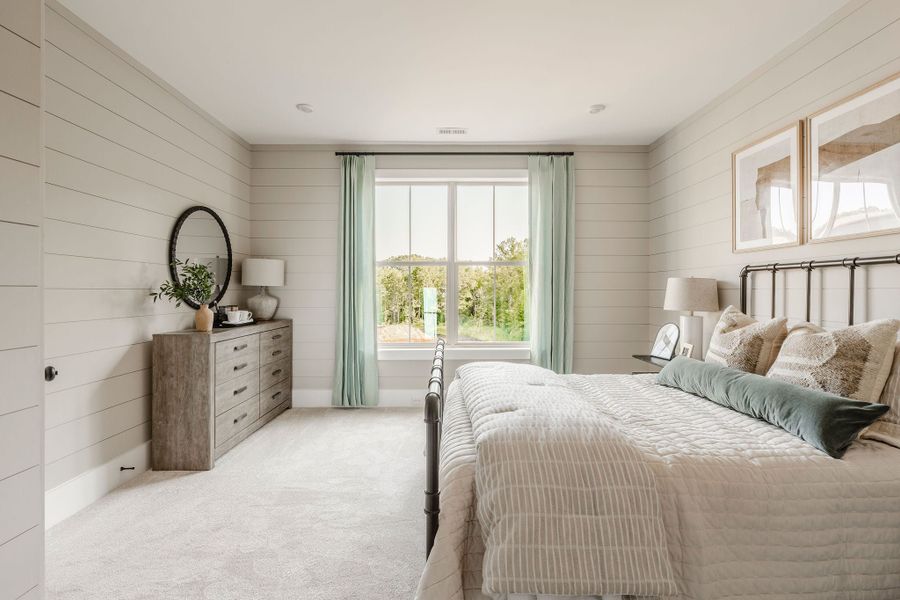 Furnished interior in a model home at Mayes Hall in Davidson (Image 54).