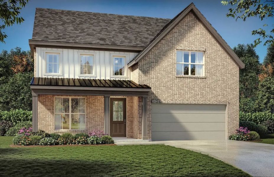 Front exterior of a home in the Windsong Ranch - The Enclave community, located in Prosper, TX (Image 13). Front exterior of a home in the Windsong Ranch - The Enclave community, located in Prosper, TX (Image 13).