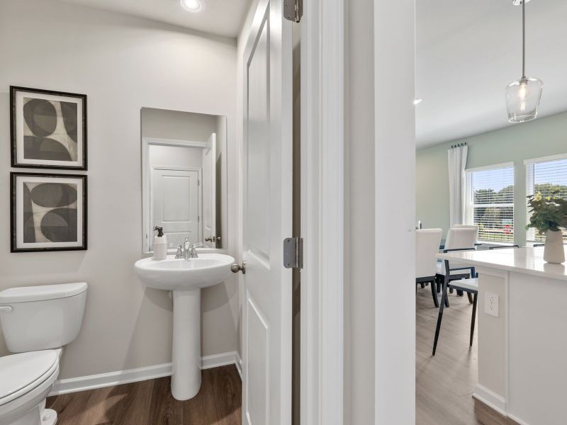 Furnished interior in a model home at Martin Springs - Cottage Series in Lawrenceville (Image 12).