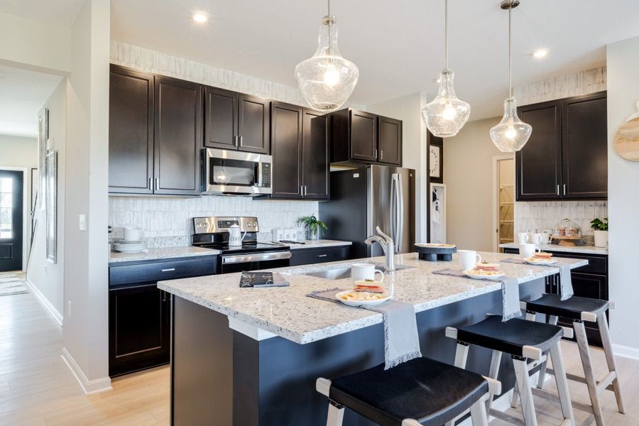 Furnished interior in a model home at Sage Woods in Dallas (Image 29).