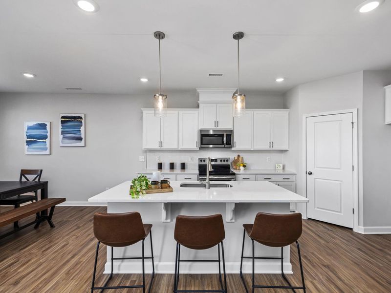 Furnished interior in a model home at Woodland Crossing in Zebulon (Image 39). Furnished interior in a model home at Woodland Crossing in Zebulon (Image 39).