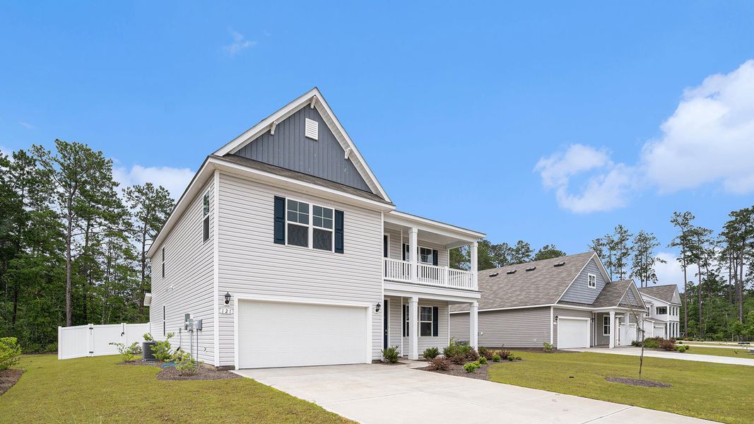 Front exterior of a home in the Spring View Landing community, located in Loris, SC (Image 12).