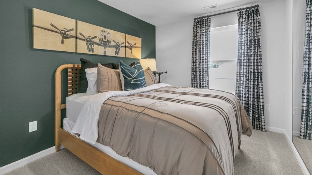 Furnished interior in a model home at The Townes at Martin Farms in Aberdeen (Image 29).