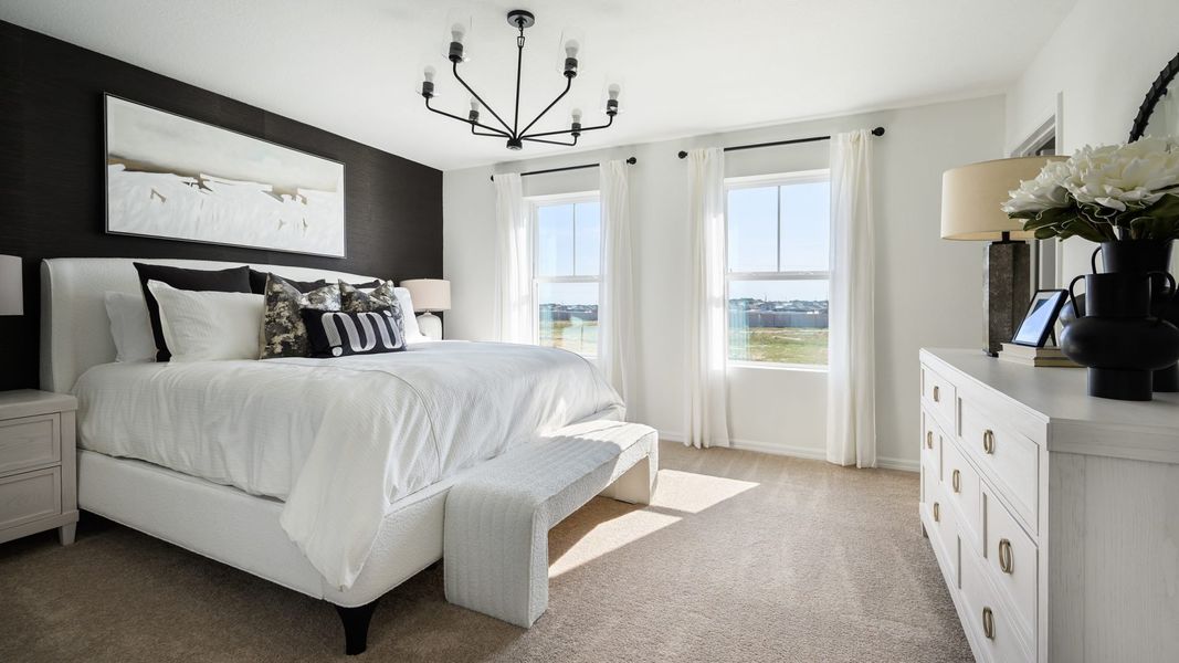 Furnished interior in a model home at Bellehaven in Belleview (Image 7).