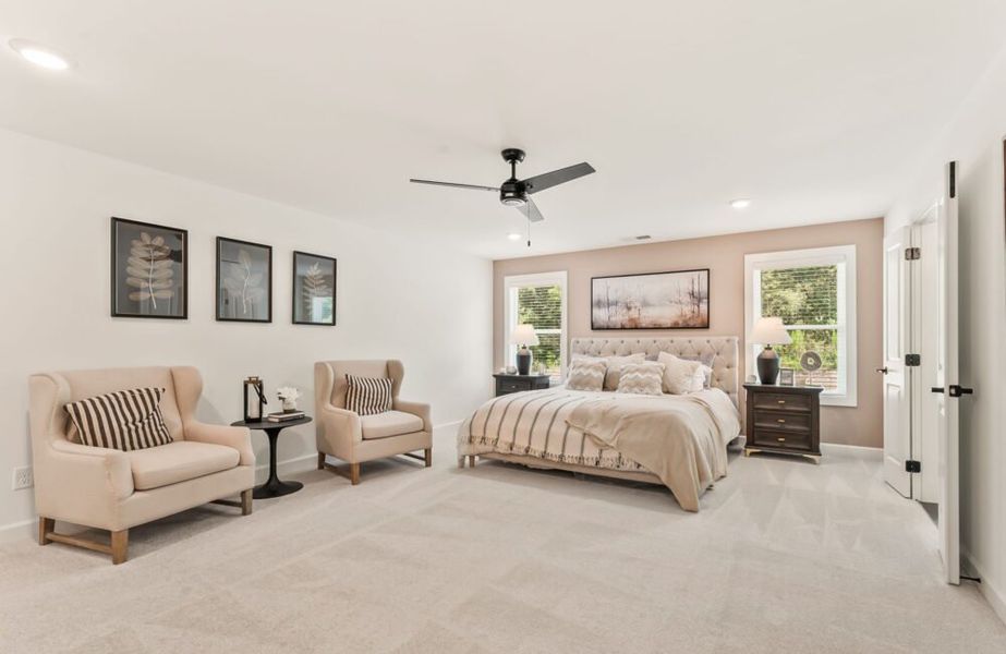 Furnished interior in a model home at The Reserve at Knollwood in Canton (Image 13).