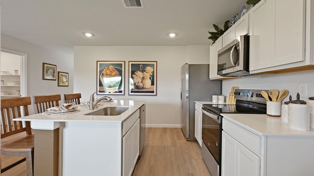 Furnished interior in a model home at Whitetail Run in Caldwell (Image 9).