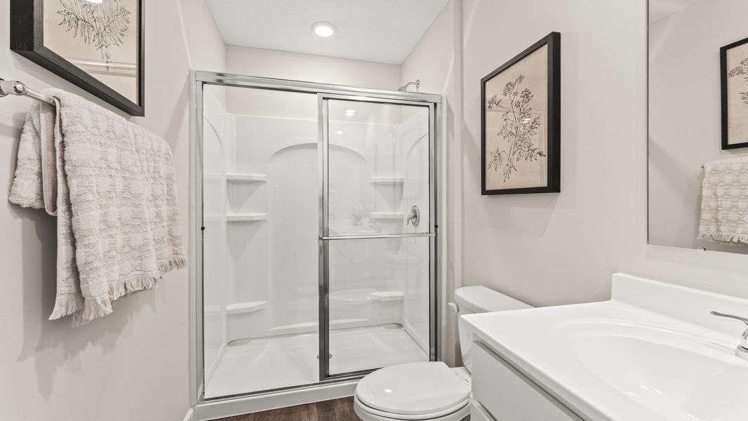 Furnished interior in a model home at Bancroft Place in Jackson (Image 23).