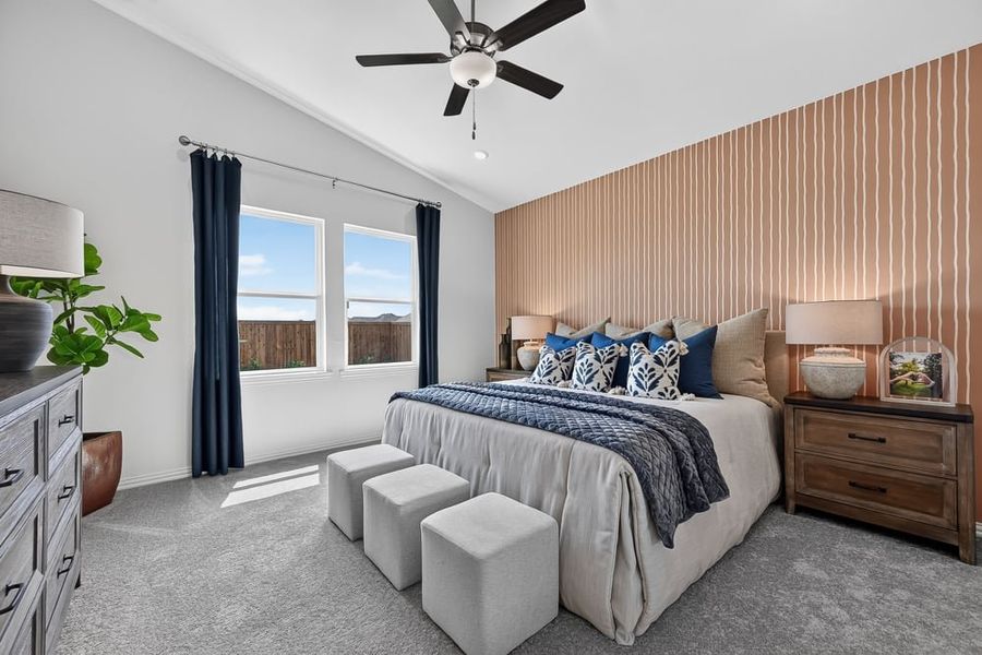 Furnished interior in a model home at Madero 50s in Haslet (Image 122). Furnished interior in a model home at Madero 50s in Haslet (Image 122).