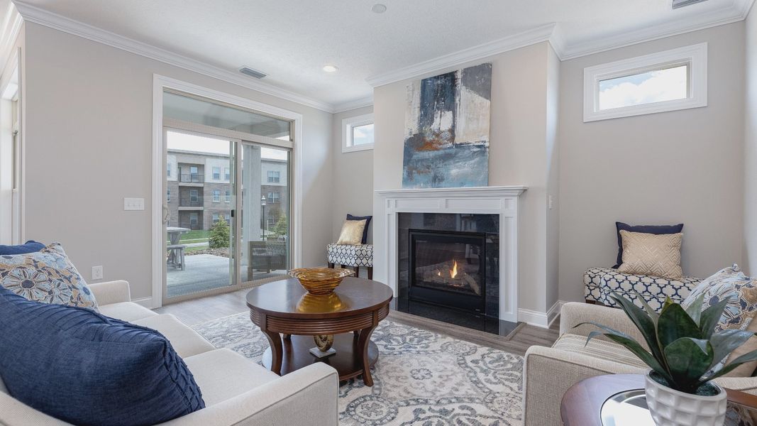 Furnished interior in a model home at The Grove at Haven Hill in Lenoir City (Image 5).