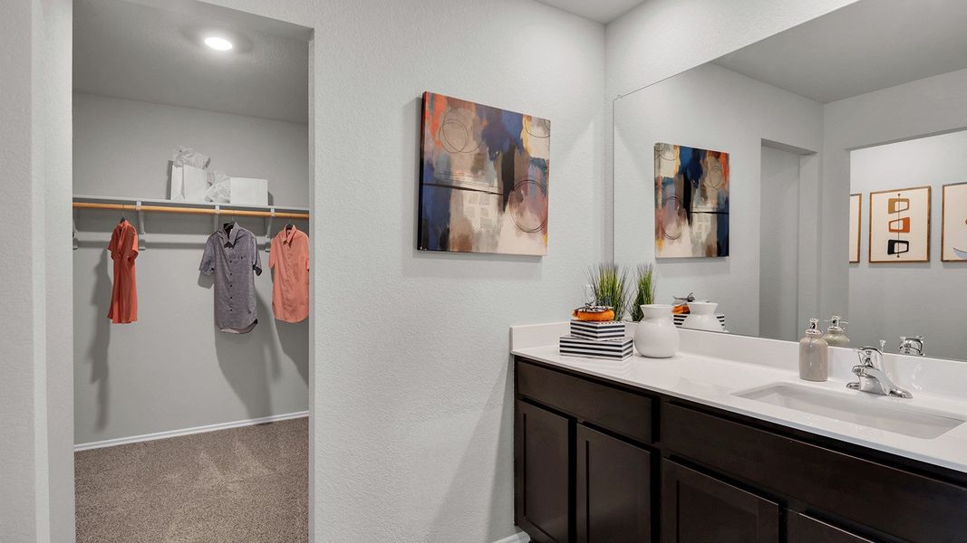 Furnished interior in a model home at Oak Ridge in Temple (Image 14).