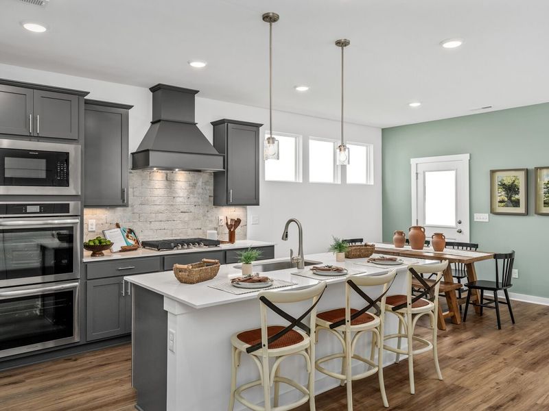 Furnished interior in a model home at Calista Farms in White House (Image 10). Furnished interior in a model home at Calista Farms in White House (Image 10).