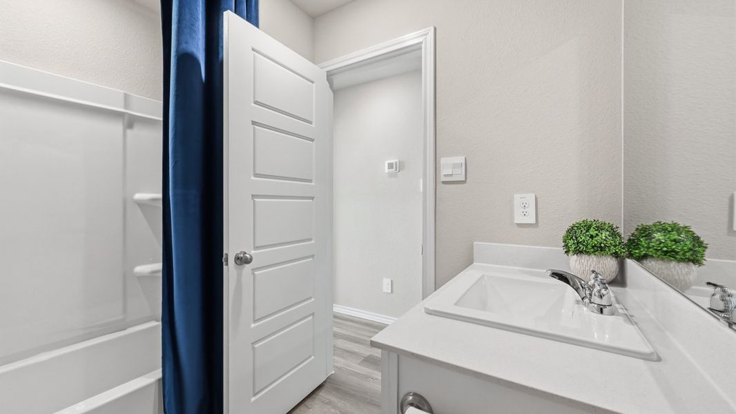 Furnished interior in a model home at Lonestar at Liberty Trails in Justin (Image 29). Furnished interior in a model home at Lonestar at Liberty Trails in Justin (Image 29).