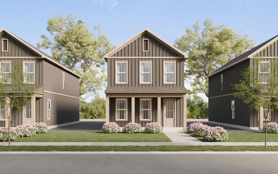 Front exterior of a home in the Chastain community, located in Ooltewah, TN (Image 19). Front exterior of a home in the Chastain community, located in Ooltewah, TN (Image 19).