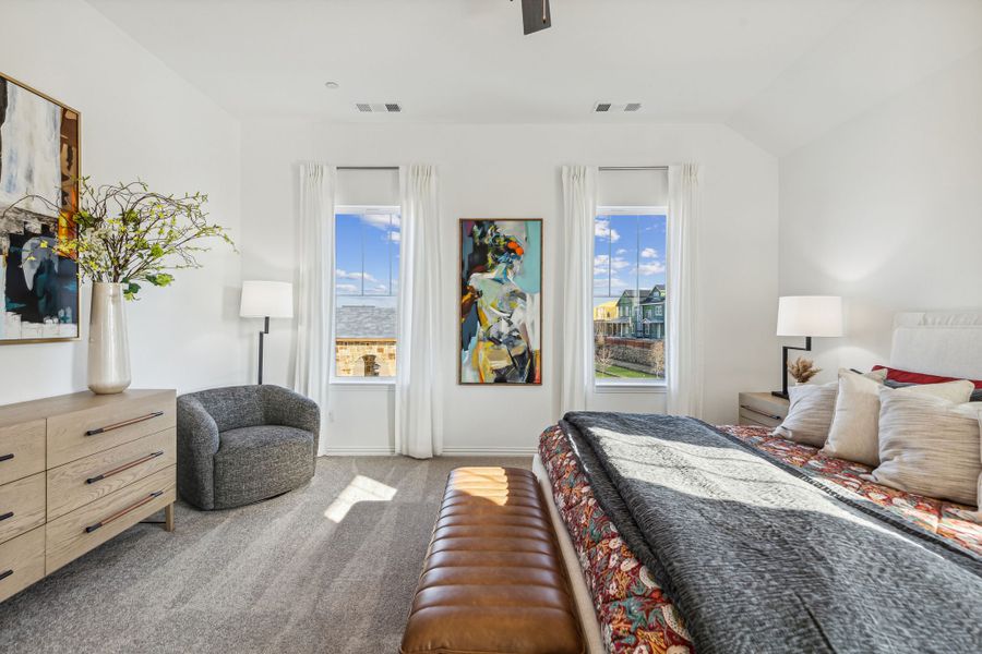 Furnished interior in a model home at Village on Main Street in Frisco (Image 33).