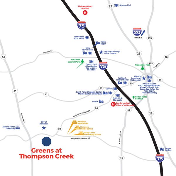 Image 29 of the The Greens at Thompson Creek community in Hampton, GA.