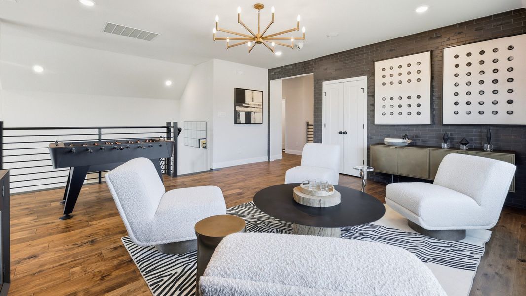 Furnished interior in a model home at Taylor Estates in Corinth (Image 25). Furnished interior in a model home at Taylor Estates in Corinth (Image 25).