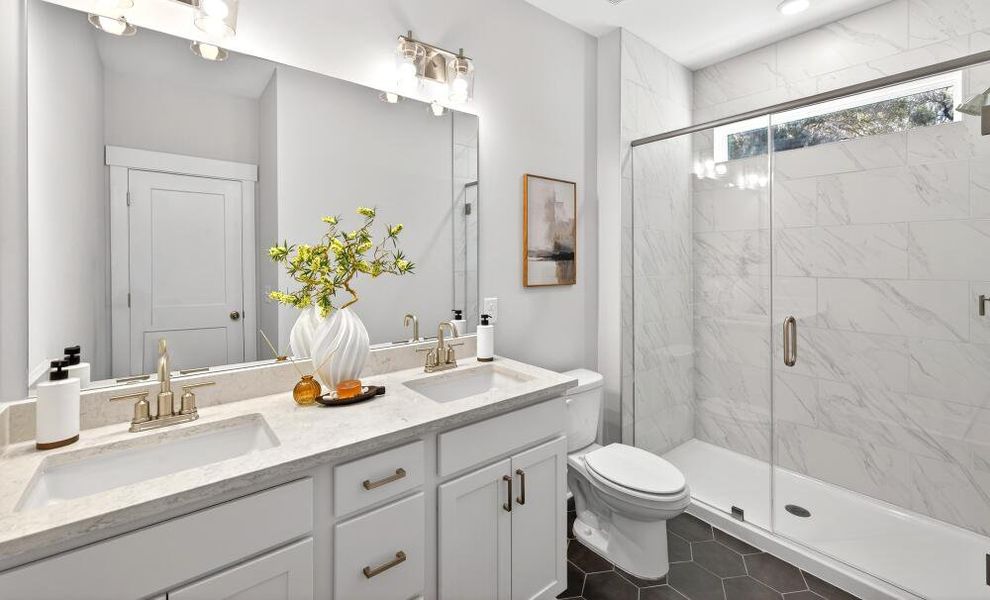 Furnished interior in a model home at Academy Park in Beaufort (Image 5).