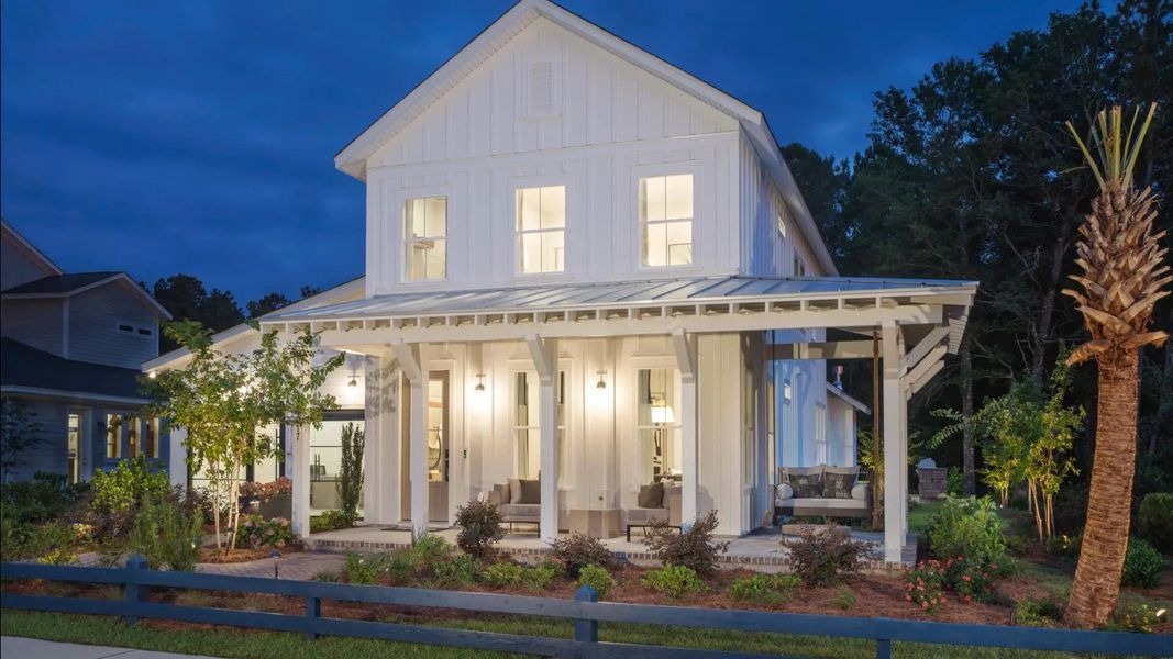 Street view of homes within the Point Hope master-planned community in Charleston, SC (Image 12).