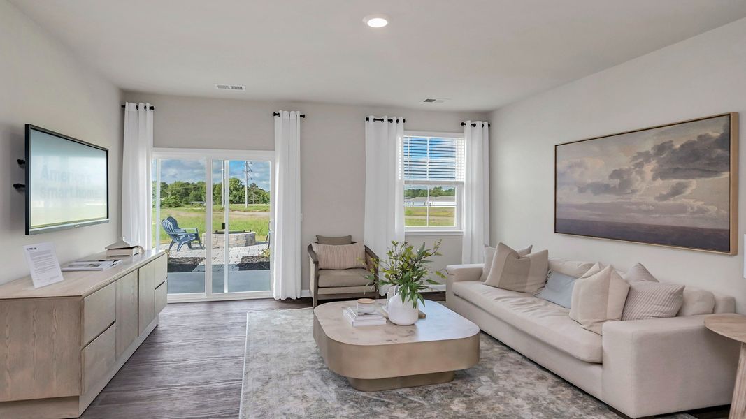 Furnished interior in a model home at Mulberry Landing in Orangeburg (Image 12).