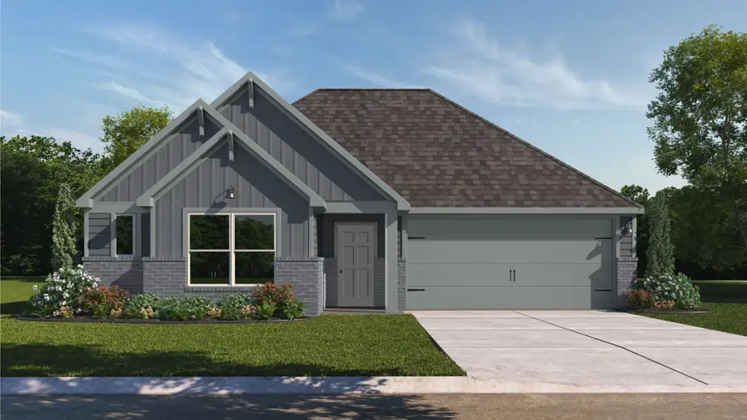 Front exterior of a home in the Rosenthal Estates community, located in Lorena, TX (Image 6).