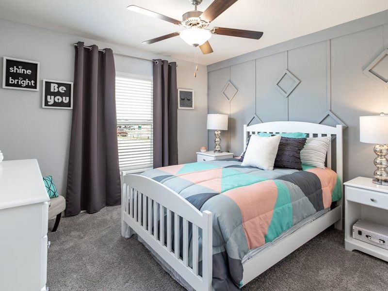 Secondary bedrooms provide space for everyone in your household - Serendipity model home in Winter Haven