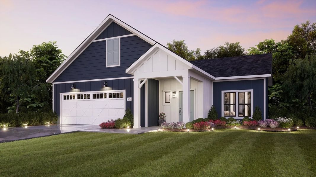 Front exterior of a home in the Lakeside at Millican Reserve community, located in College Station, TX (Image 10). Front exterior of a home in the Lakeside at Millican Reserve community, located in College Station, TX (Image 10).