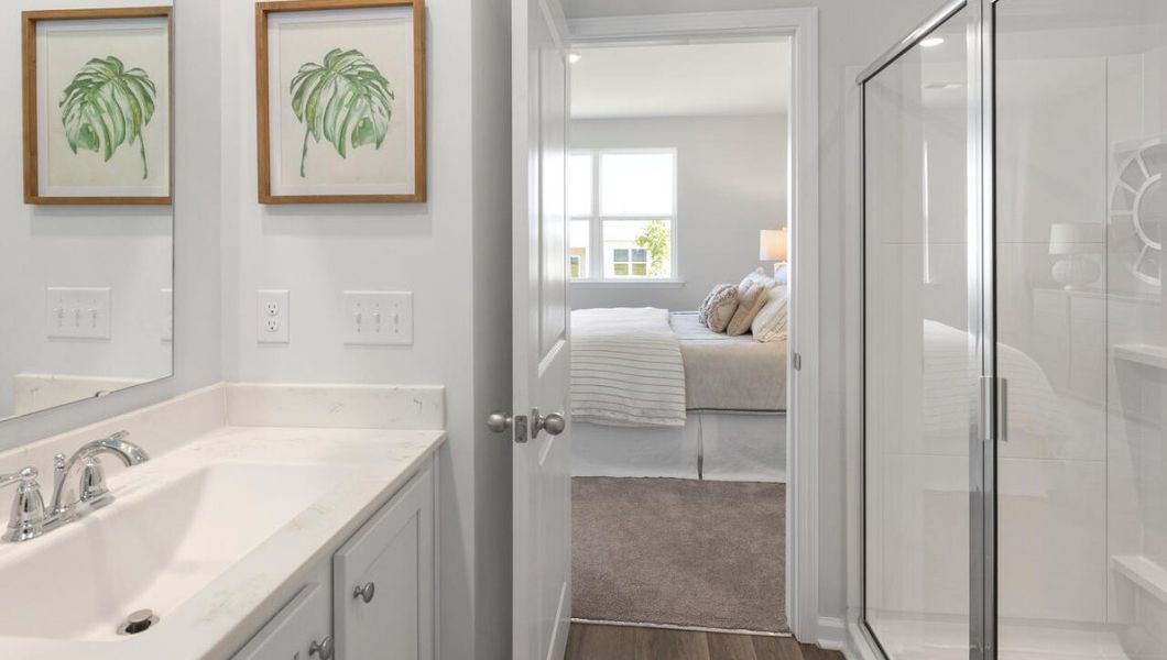 Furnished interior in a model home at Lockwood Landing in Supply (Image 21). Furnished interior in a model home at Lockwood Landing in Supply (Image 21).