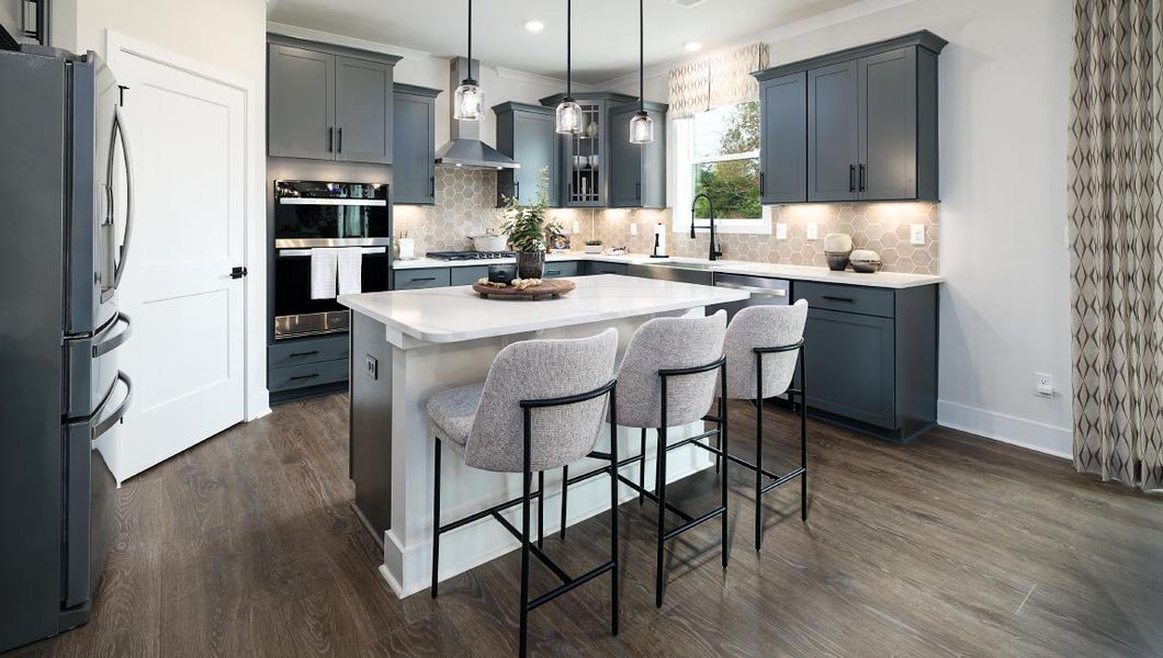 Furnished interior in a model home at Sanctuary at Southgate in Indian Trail (Image 5). Furnished interior in a model home at Sanctuary at Southgate in Indian Trail (Image 5).