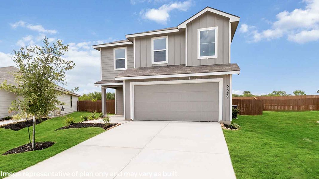 Front exterior of a home in the Watermark community, located in Alvin, TX (Image 4).