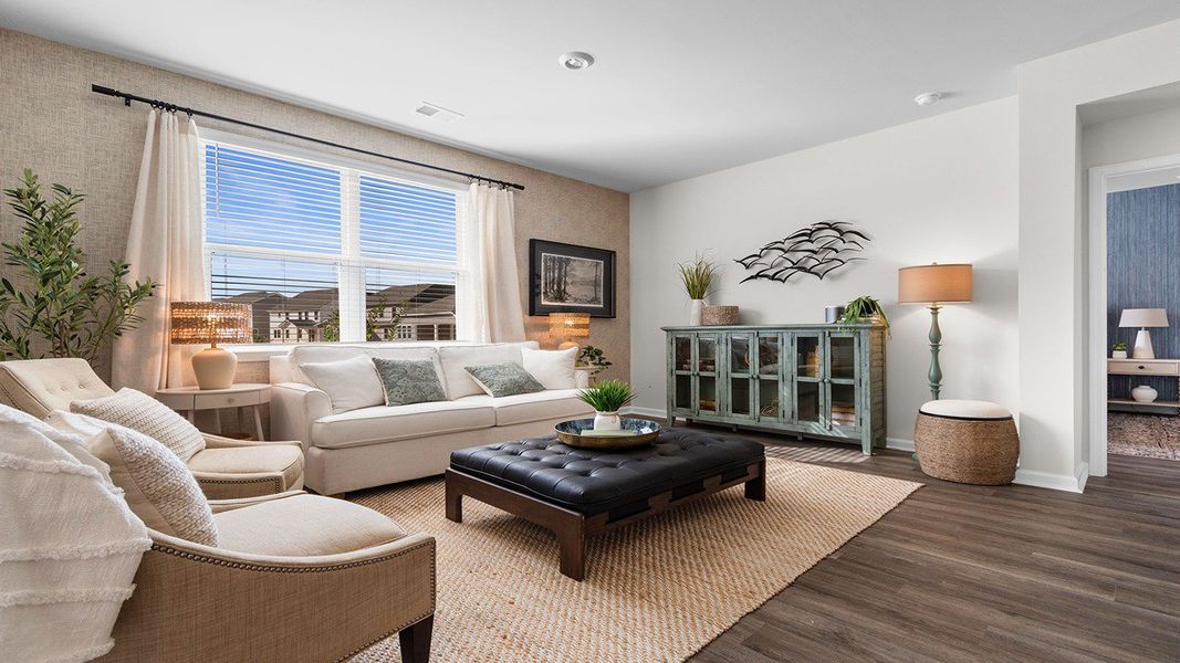 Furnished interior in a model home at The Bluffs at Mill Creek in Florence (Image 10). Furnished interior in a model home at The Bluffs at Mill Creek in Florence (Image 10).