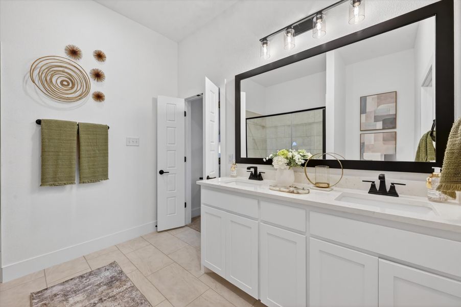 Furnished interior in a model home at Zion Valley in Poolville (Image 29).
