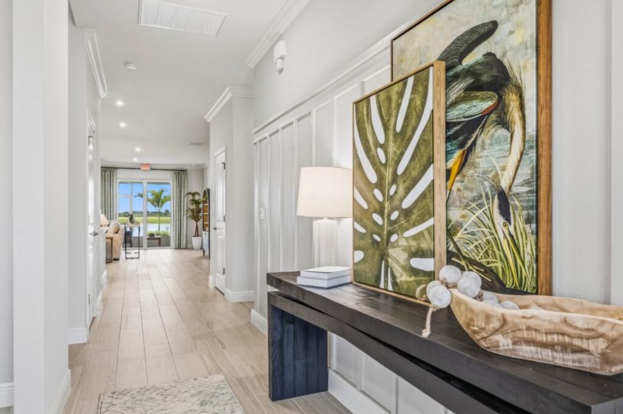 Furnished interior in a model home at Pineapple Grove in Fort Pierce (Image 6). Furnished interior in a model home at Pineapple Grove in Fort Pierce (Image 6).
