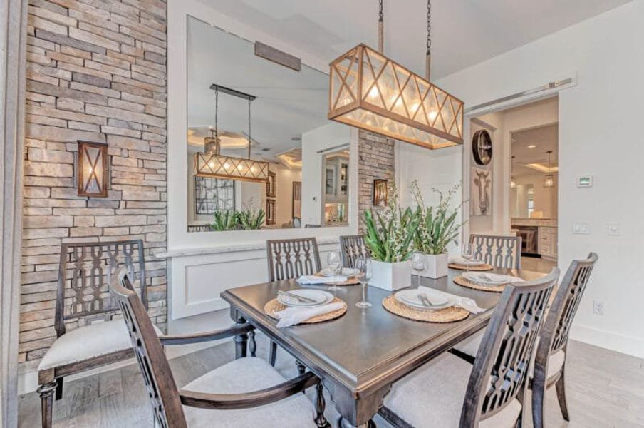 Furnished interior in a model home at Artisan at Watercolor Place in Bradenton (Image 9). Furnished interior in a model home at Artisan at Watercolor Place in Bradenton (Image 9).