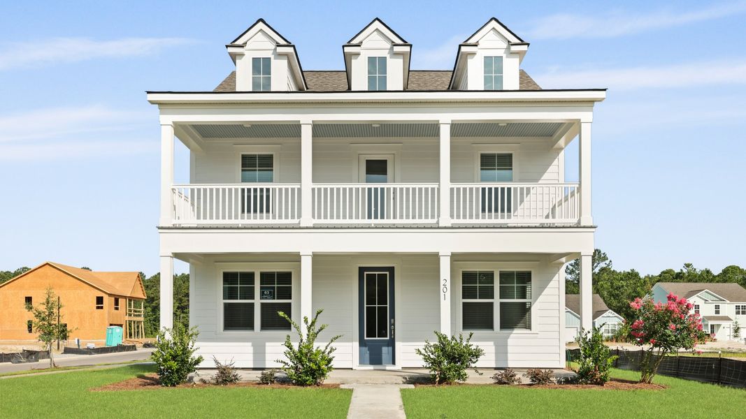Front exterior of a home in the Sheep Island community, located in Summerville, SC (Image 5).