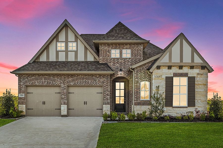 Front exterior of a home in the Elevon community, located in Lavon, TX (Image 4). Front exterior of a home in the Elevon community, located in Lavon, TX (Image 4).