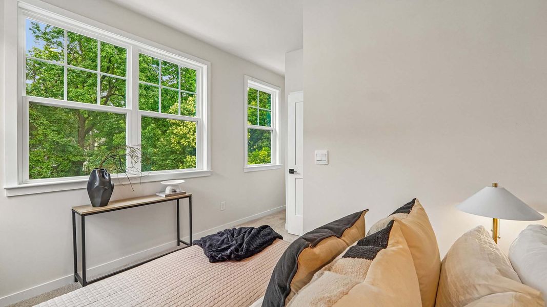 Furnished interior in a model home at Kingman Townhomes in Charlotte (Image 19).