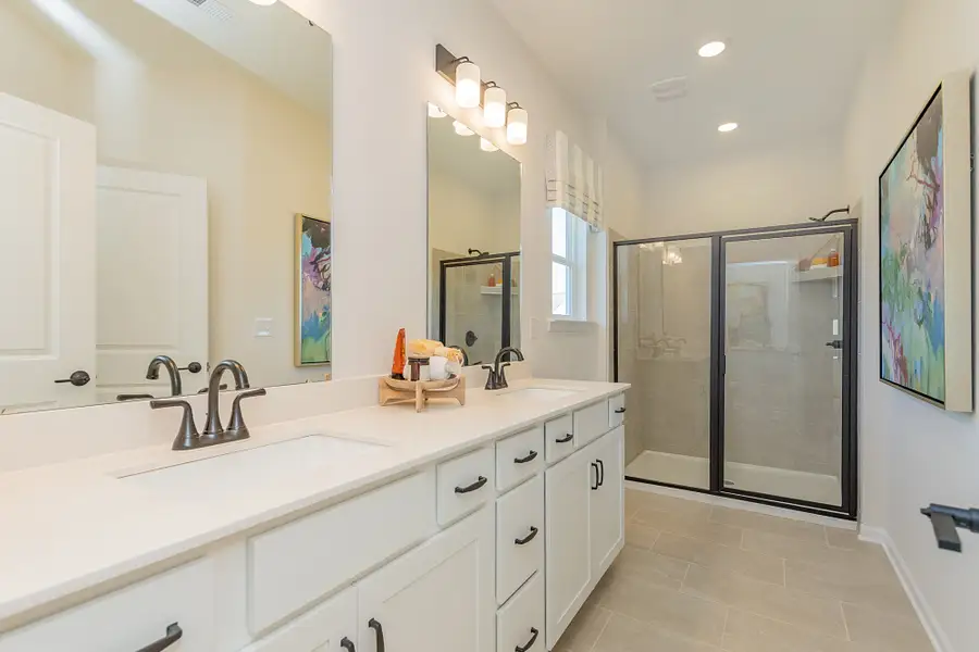 Furnished interior in a model home at Hickory Glen in Charlotte (Image 9). Furnished interior in a model home at Hickory Glen in Charlotte (Image 9).