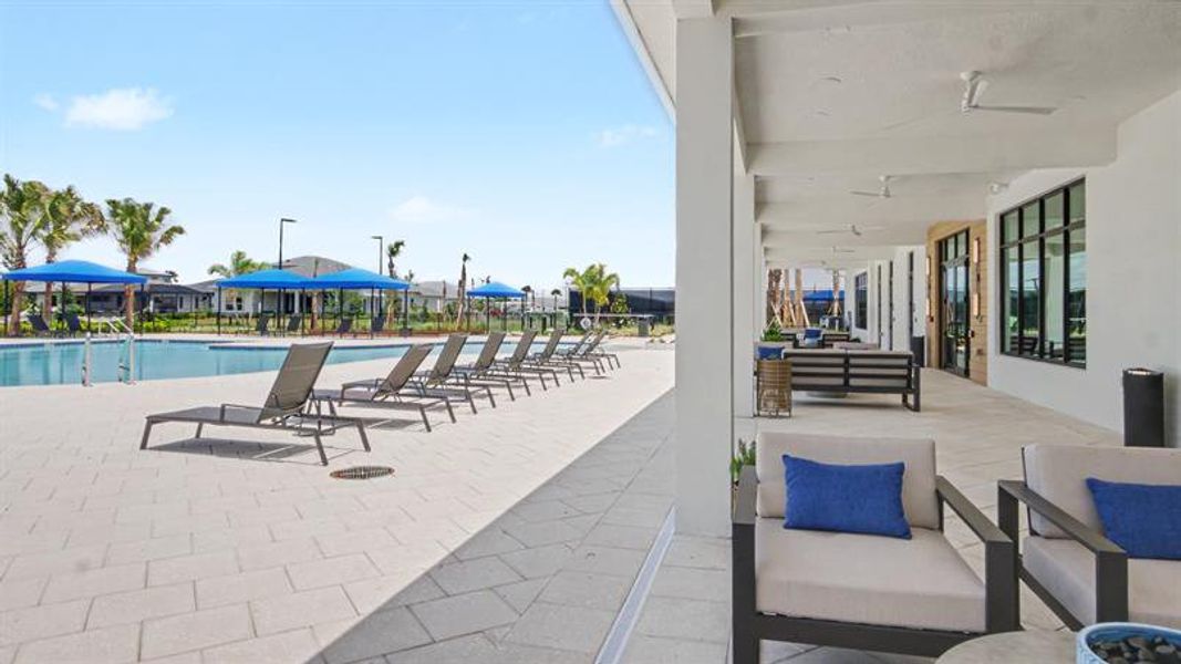 Enjoy the outdoors from the comfort of covered shade. Enjoy the outdoors from the comfort of covered shade.