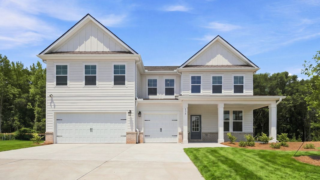 Front exterior of a home in the Northcroft community, located in Loganville, GA (Image 13).