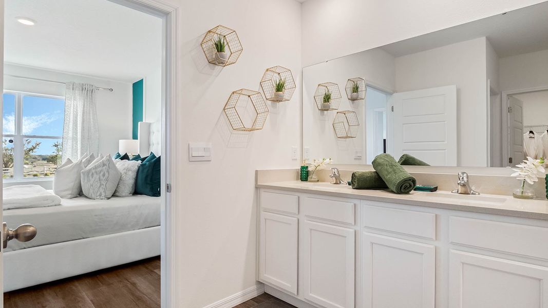 Furnished interior in a model home at Timberwalk in Mount Dora (Image 41).