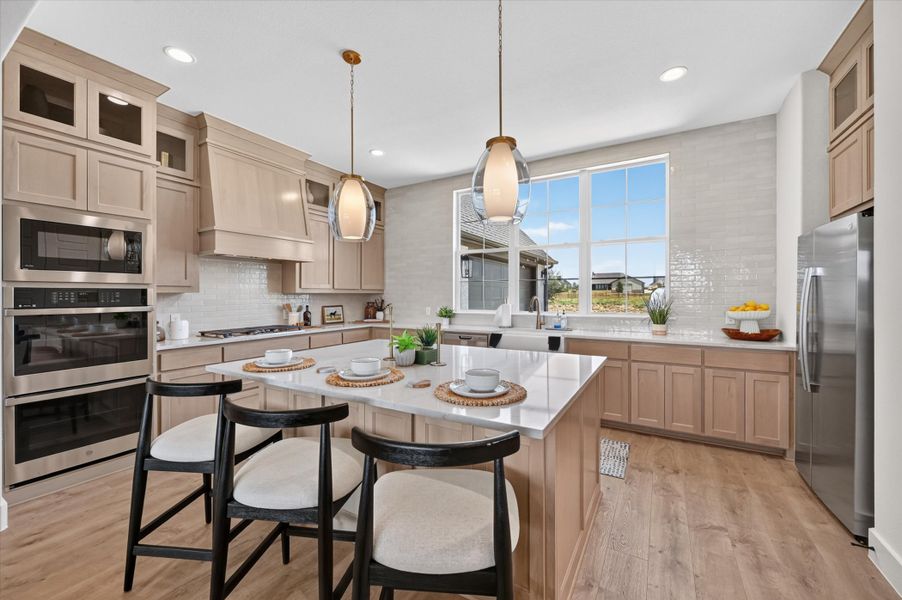 Furnished interior in a model home at Paloma Ranches in Justin (Image 9).